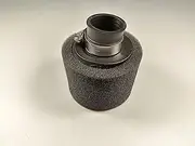 BLACK 35MM ANGLE BENT FOAM AIR FILTER POD CLEANER PIT QUAD DIRT BIKE ATV BUGGY
