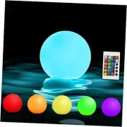 Floating Pool Lights,3-Inch USB Rechargeable & Remote Control Globe Lamp IP68