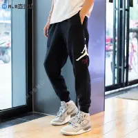 在飛比找Yahoo!奇摩拍賣優惠-Nike 耐吉 男褲2023冬款加絨保暖飛人籃球運動小腳長褲