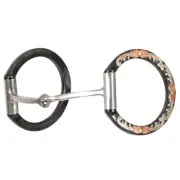 97CE Classic Equine Tool Box Horse Bit Single Wire Snaffle D Ring