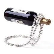 wine shelf floating wine shelf elegant pearl necklace wine rack decoration