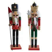 Nutcrackers Handpainted 38cm King Soldier Figure Holiday Decors Ornament