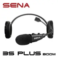 在飛比找PChome24h購物優惠-SENA 3S PLUS Boom 機車用藍牙對講耳機