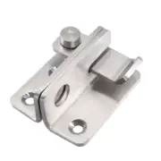 Flip Door Latch 201 Stainless Steel 62x52mm Gate Latch Left Open Hasp Slide Lock