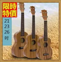 在飛比找樂天市場購物網優惠-烏克麗麗ukulele-21吋斑馬木合板夏威夷吉他四弦琴弦樂