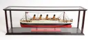 Display Case Traditional Antique For Cruise Liner Glass Model Not Inclu