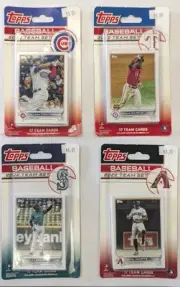 2022 TOPPS- 4 TEAM SETS LOT. RANGERS, DIAMONDBACKS, CUBS, AND MARINERS
