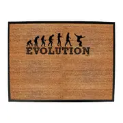 Evolution Skater - Funny Novelty Doormat Man Cave Floor mat