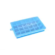24 Grids Silicone Ice Cube Mode With Cover Frozen Tray Making Mold Blue Ice Cubes Trays & Moulds