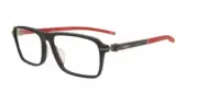 Chopard Men's Eyeglasses Black Red Plastic Rectangular Shape Frame VCH310 0703
