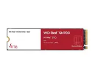 WESTERN DIGITAL Digital WD Red SN700 4TB NVMe NAS SSD 3400MB/s 3100MB/s R/W 5100TBW 550K/520K IOPS M.2 Gen3x4 1.75M hrs MTBF wty