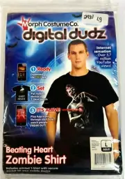 Beating Heart Zombie Cell Phone Animated Morph Costume Co Digital Dudz Shirt L