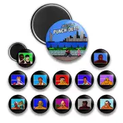 Mike Tyson's Punch-Out MAGNET SET, Nintendo Little Mac Gift Retro Merchandise