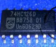 10 pcs New 74HC126D PHILIPS SOP14 ic chip