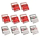 6Pcs Christmas Spoons Forks Set Tablespoons for Daily Use Wedding Restaurant
