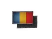 Flag patch printed badge country vintage chad
