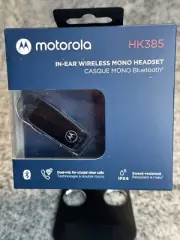 Motorola In-Ear Bluetooth Wireless Mono Headset HK385 - Black - 7 Hour talk time
