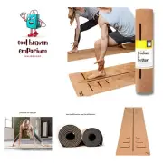 Luxury Cork Yoga Mat - Non Slip, Extra Thick Grip. Thicker, Longer, and Wider...