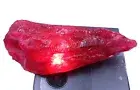552.5 Ct Natural Red Ruby Rough Dyed IGL Certified Opaque Loose Gemstone M25