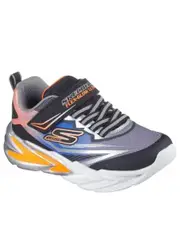 Skechers Kids' S-Lights: Flex-Glow Ultra Black