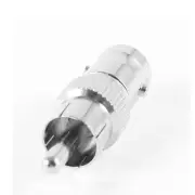 BNC Female to RCA Male Straight Coax Connector Adapter for CCTV Video Camera