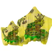 Fairy Tales Art Frog Prince Towel with Hood
