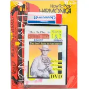 Hohner How To Play Country Harp... Instantly! DVD Book & Harmonica, New!