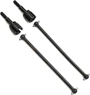 Motorbike Axle Drive Shafts 4pcs 90mm Dogbone Drive Shaft & Stub Wheel Axle Replacement Stainless Steel Front/Rear Of 08029 02033 For RC Car HSP 1/10 Axle Kit(Black)