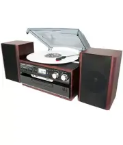 Boytone BT-24DJM Bluetooth Stereo Audio systemTurntable CD, Cassette Radio NEW
