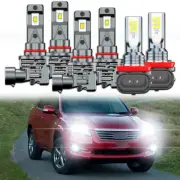 Para fit Toyota RAV4 2006-2012 faro LED de haz alto y bajo+luces antiniebla