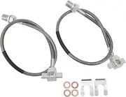 XTevu 2PCS Front Stainless Steel Brake Line, Suitable for C10 C20 C30 K10 K20 K30 K5
