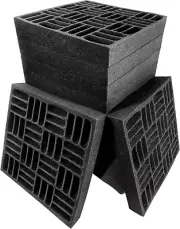12 Pack Sound Proof Foam Panels for Walls, 12.6X12.6X2 Inches Grid Style Acousti