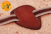 HAND MADE PURE COW LEATHER SHEATH FOR FOLDING & FIX BLADE KNIFE - 1309