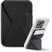 MOFT Magsafe Wallet Stand, Phone Stand for iPhone 16/15/14/13/12 Series, Adjustable Phone Holder with 3 Viewing Angles, MOVAS Magsafe Stand (Jet Black)