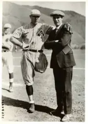 Pitcher Garver, Of The "White Salmon" Washington Baseball Team, Who - Old Photo