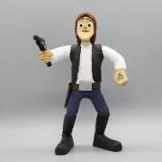 NAVAJO FOLK ART-STAR WARS "HANS SOLO" by VIRGIL WOOD - NATIVE AMERICAN