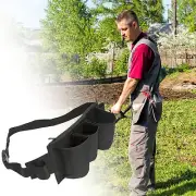 Garden Tool Belt Canvas Waist Tool Apron with Pockets Gardening Tote Bag Zipper
