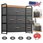 Elegant A-Grey Dresser Organizer Unit - Compact 7 Drawer Storage Solution
