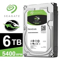 在飛比找PChome24h購物優惠-Seagate【BarraCuda】新梭魚 6TB 3.5吋