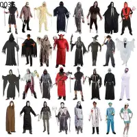 在飛比找Yahoo!奇摩拍賣優惠-萬聖節服飾成人男女cosplay表演表演服恐怖殭屍服裝喪屍死