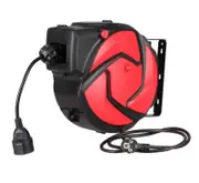 Dolphy Retractable Wall Mount Cable Extension Cord 15m 10A 1000-3000W