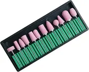 Professional Nail Drill Bits Manicure Tool Sanding Grinding Tool 12pc Set