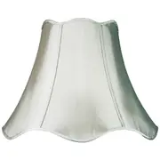 Empire Shantung Floor Lamp Shade Large Pewter 50cm