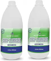 MYOC Coco-Glucoside, Natural Surfactant for Skin, Shampoo, Body Wash, Shower Gel, Coco Glucoside Bulk-2 L / 67.62 Fl Oz