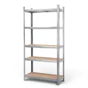 5-Tier Garage Shelf 1500x700x300mm Warehouse Rack Storage Rack