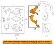 FORD OEM 15-16 F-150 3.5L-V6 Air Cleaner Intake-Inlet Tube Duct Hose FL3Z9C623C (for: Ford)