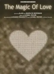 2000 Sheet Music MAGIC OF LOVE ~ Luciano Pavarotti Lionel Richie ~ NEW! Rare!