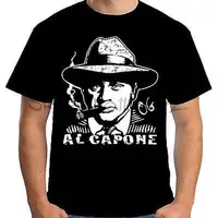 在飛比找蝦皮購物優惠-Veloci 男式 Al Capone t 恤 Gangst