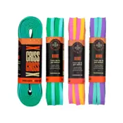 REIDELL CRISS CROSS DUOS - Derby - Roller Skate Laces - Green/Light Blue - 108"