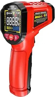 Handheld Temp Gauge - Contactless Heat Detector, Digital Temp | Precision Kitchen Temperature Checker, High Range Sensor Device, Non Touch Gauge for Ovens